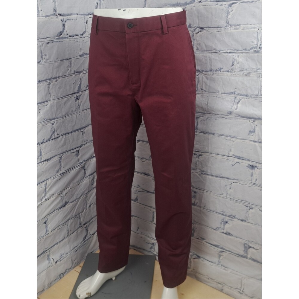 NEW Brooks Brothers Lightweight Advantage Chino Slim Fit Red Stretch Size 36x31
